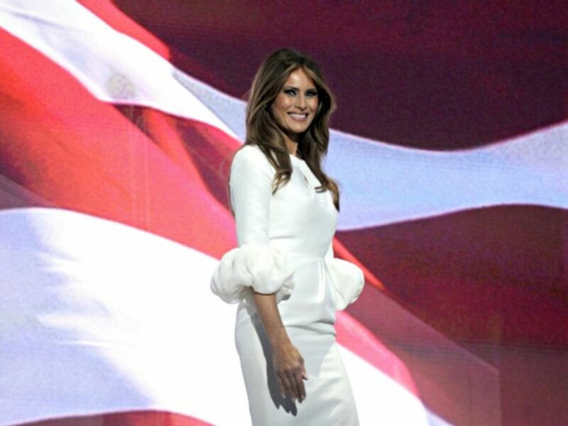 Melania Trump in Cleveland, Ohio, in July