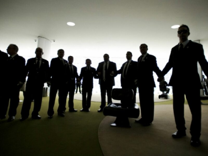 Members of a Freemason lodge in Brasilia