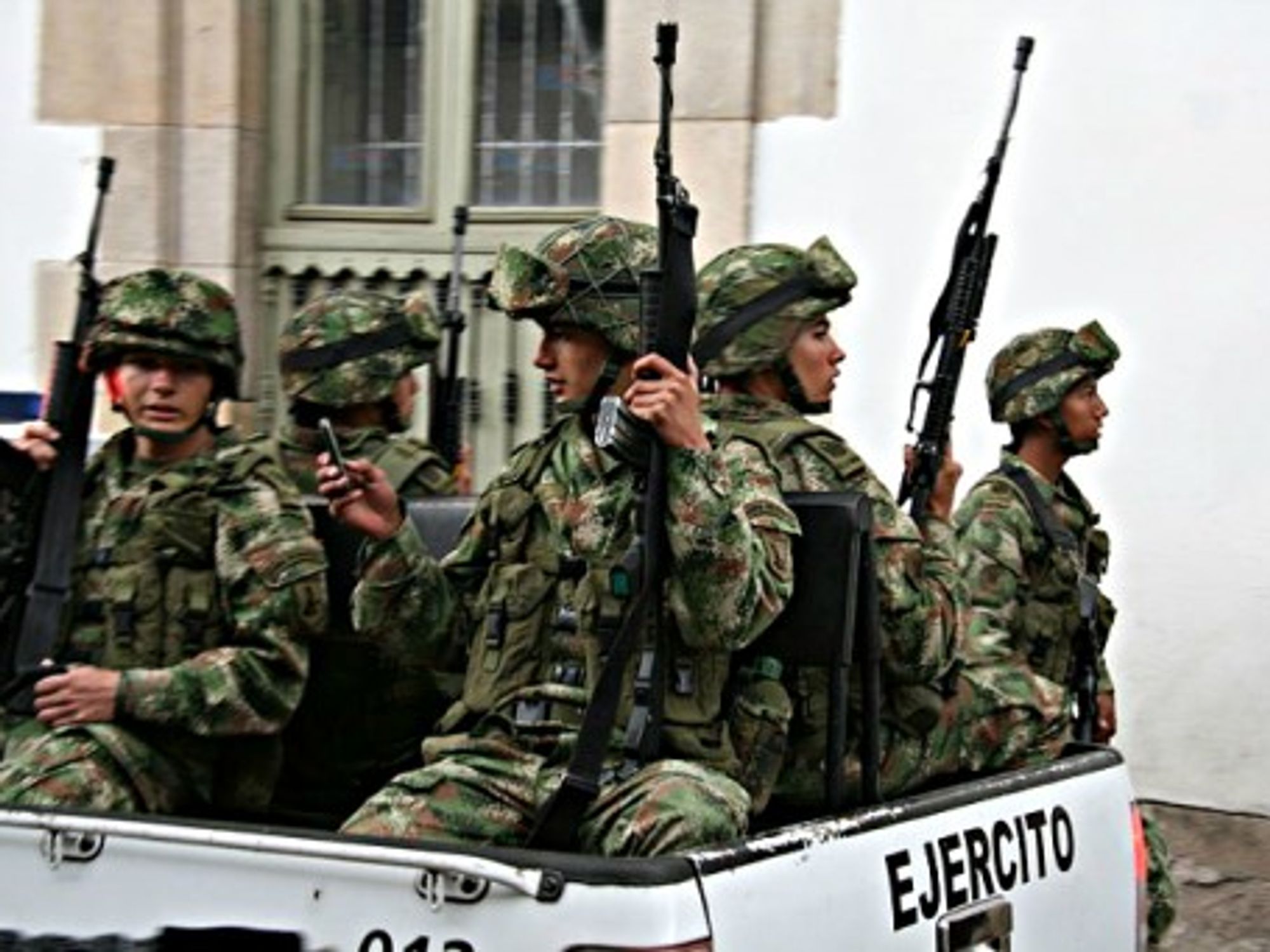 Members of the Military Police of Colombia