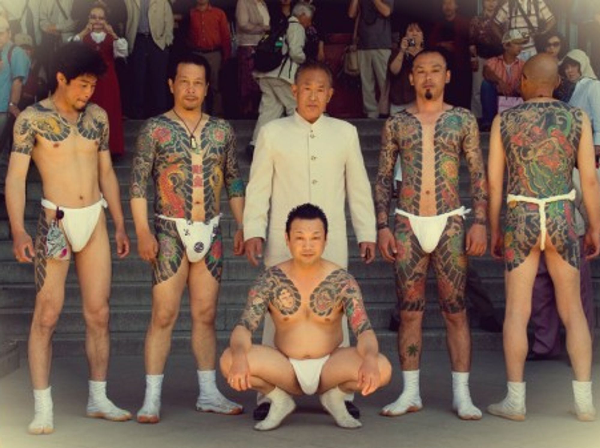 Members of Yakuza aren't afraid of public displays