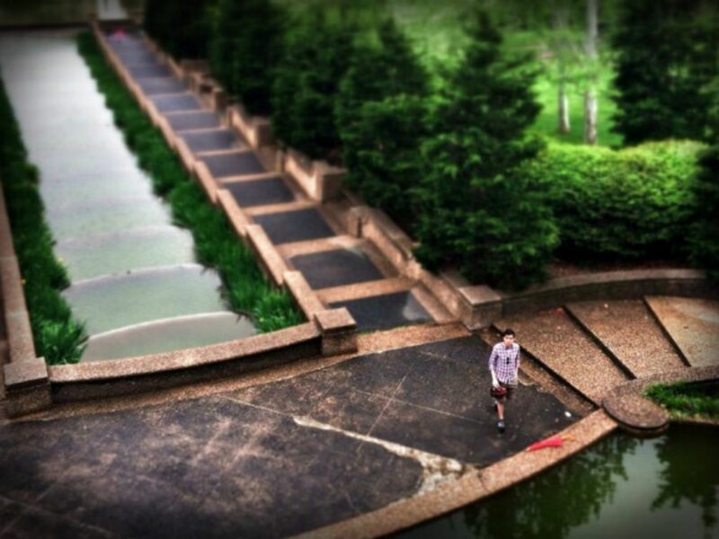 Meridian Hill Park from above