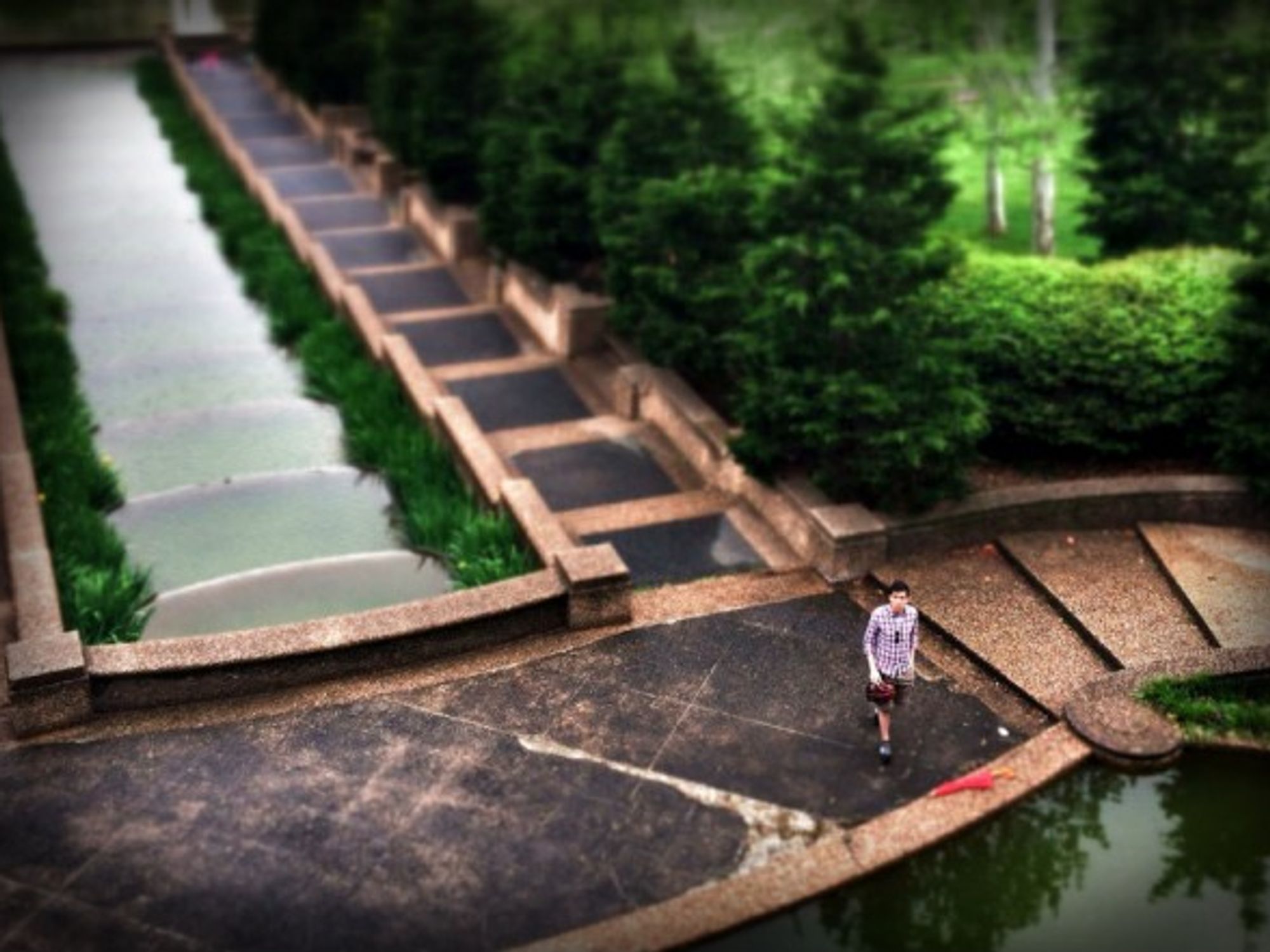 Meridian Hill Park from above