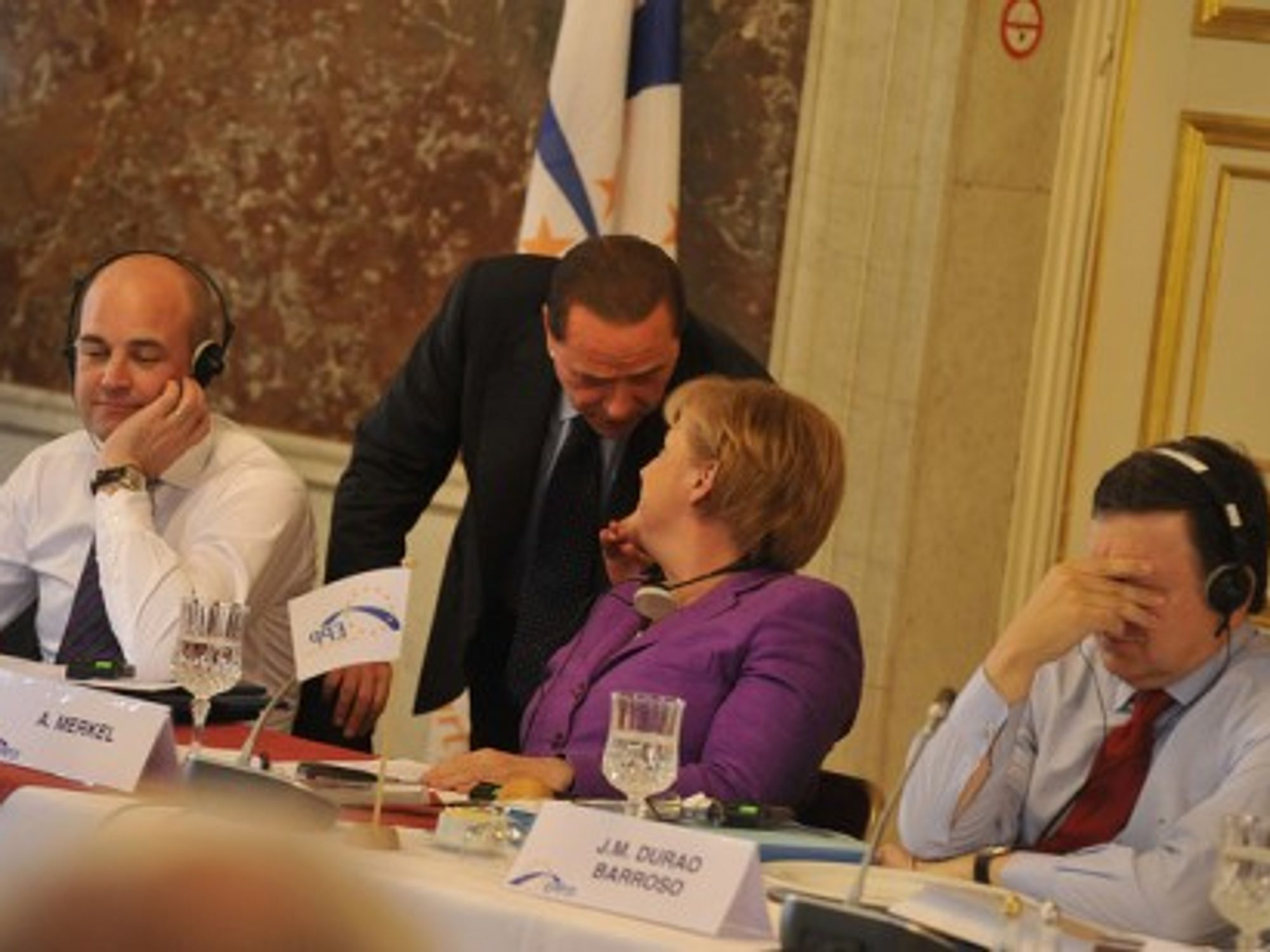 Merkel and Berlusconi 2009
