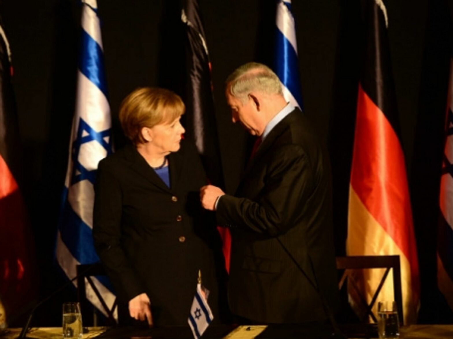 Merkel and Netanyahu have maintained good relations.