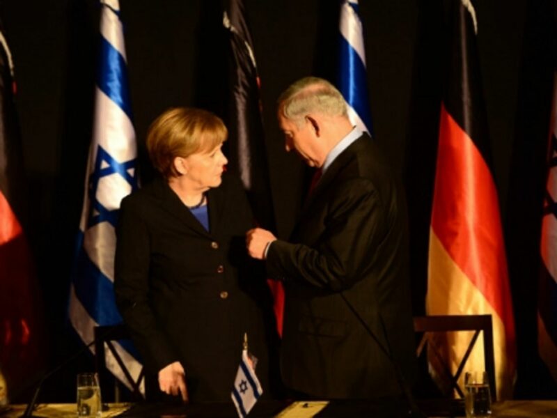 Merkel and Netanyahu have maintained good relations.