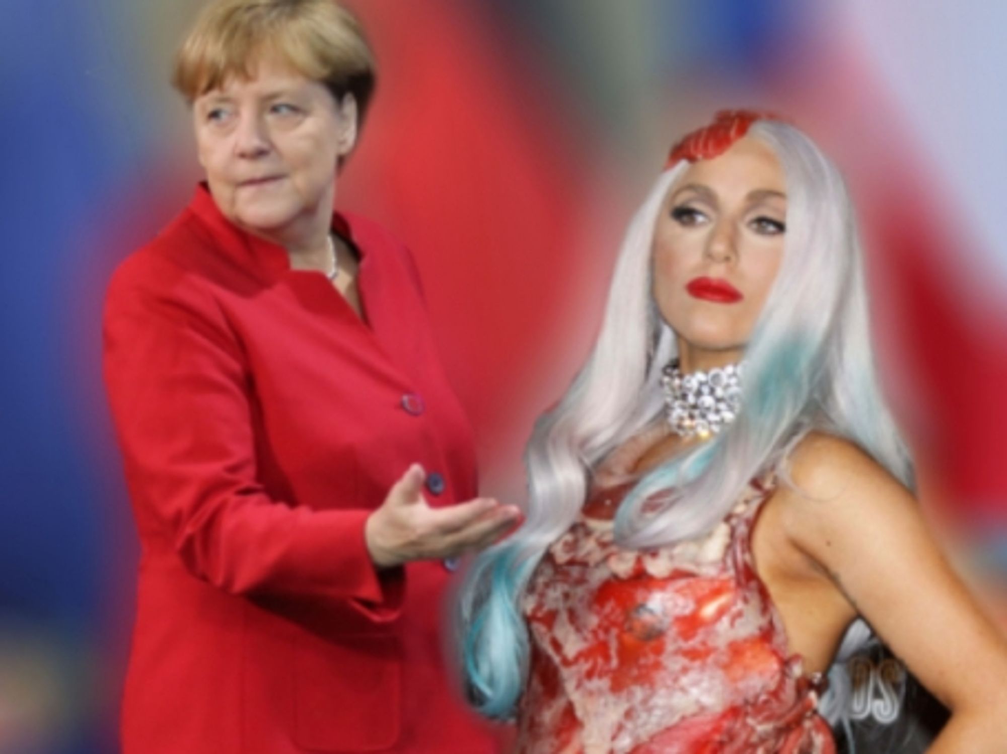 Merkel's blazer and Lady Gaga's meat dress
