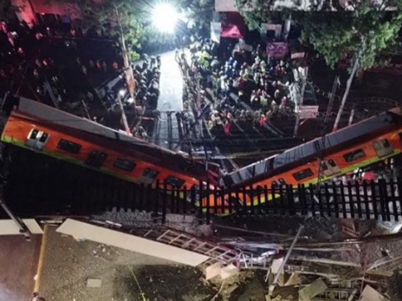 Metro accident in Mexico City that killed at least 23