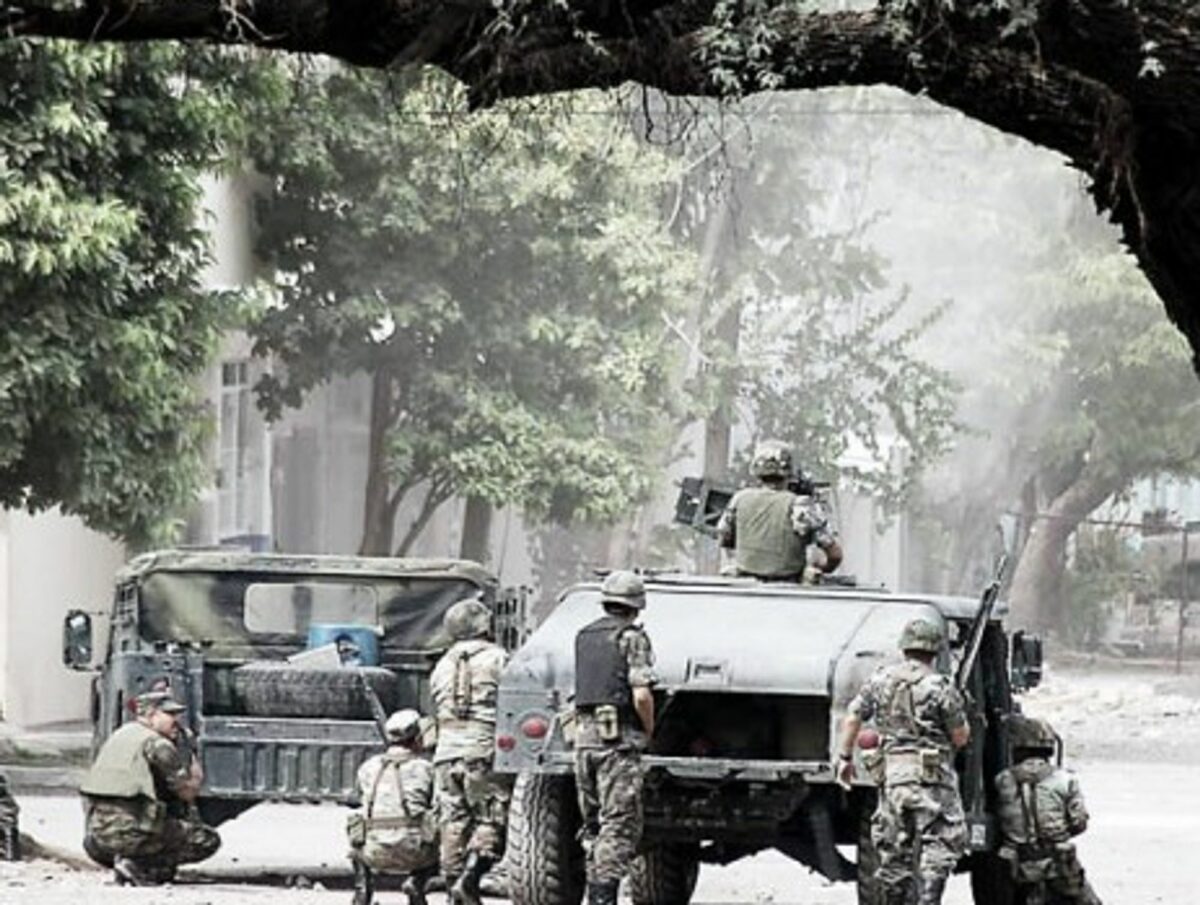 Mexican military taking on narcotraffickers