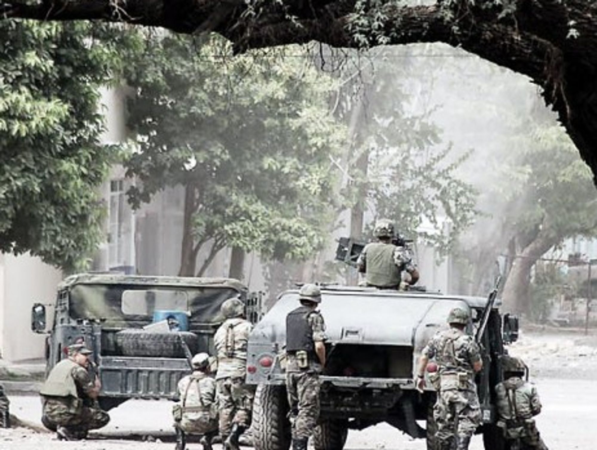 Mexican military taking on narcotraffickers