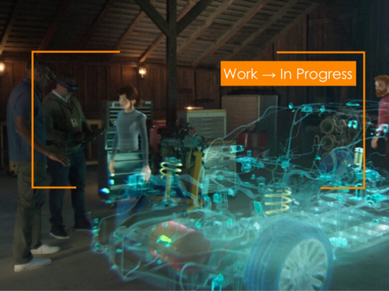 Microsoft's mixed reality / “holoportation' platform Mesh