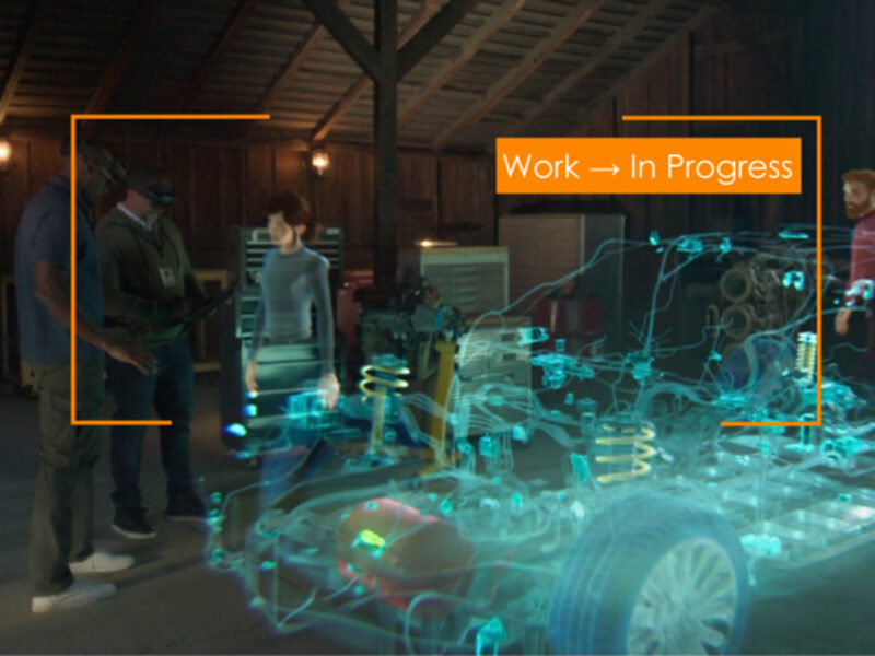 Microsoft's mixed reality / “holoportation' platform Mesh