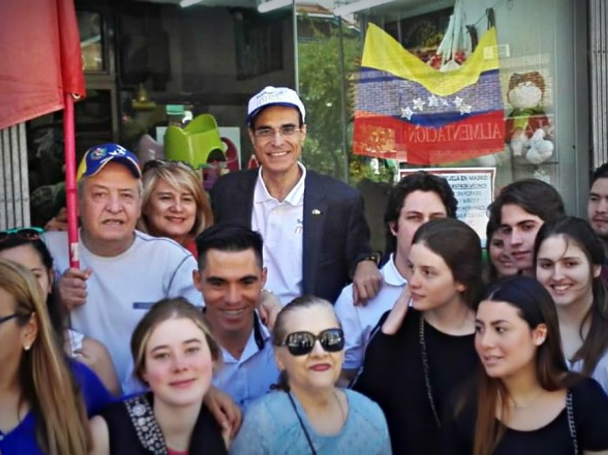 MIEL movement Jose Cordeiro with EU-Venezuelan supporters