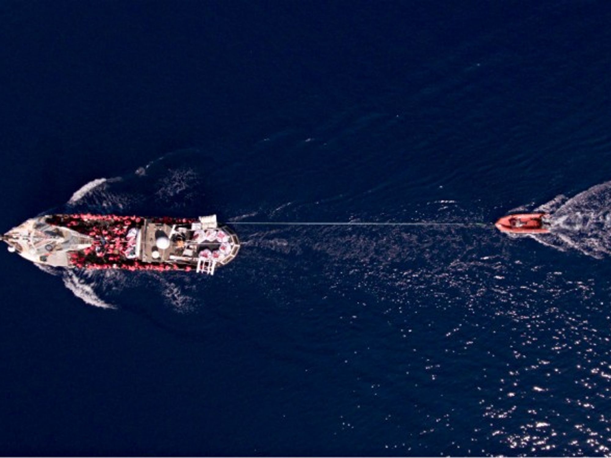Migrant rescue ship Eleonore on Aug. 27