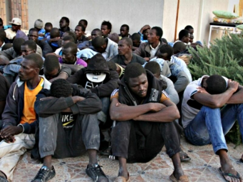 Migrants detained last year in Gasr Garabulli