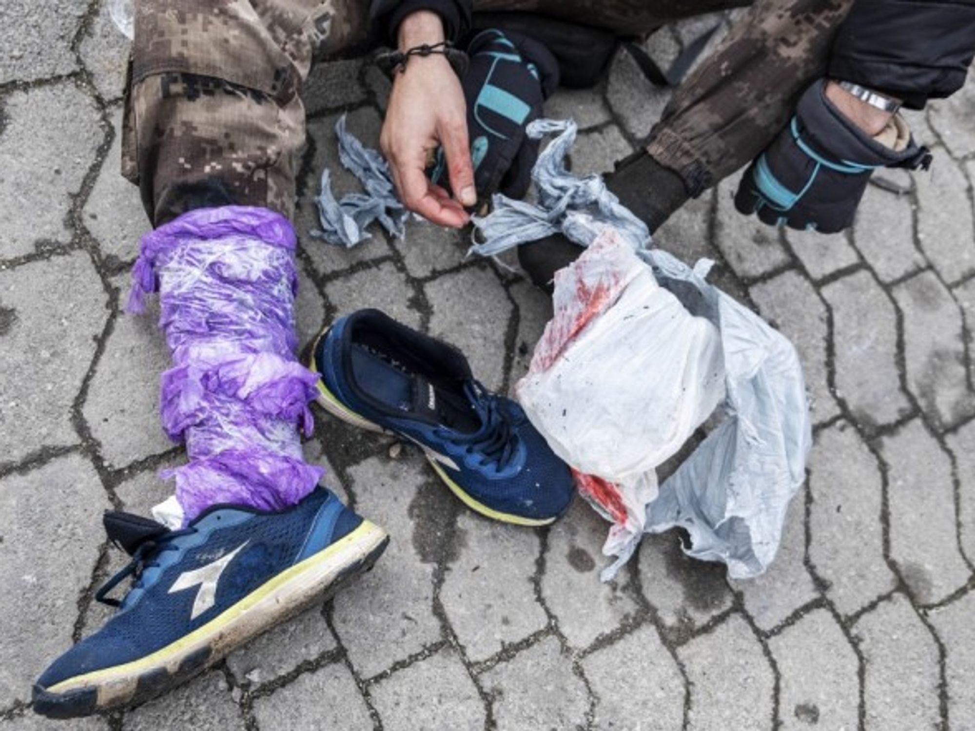 Migrants in Bosnia in Dec. 2019.