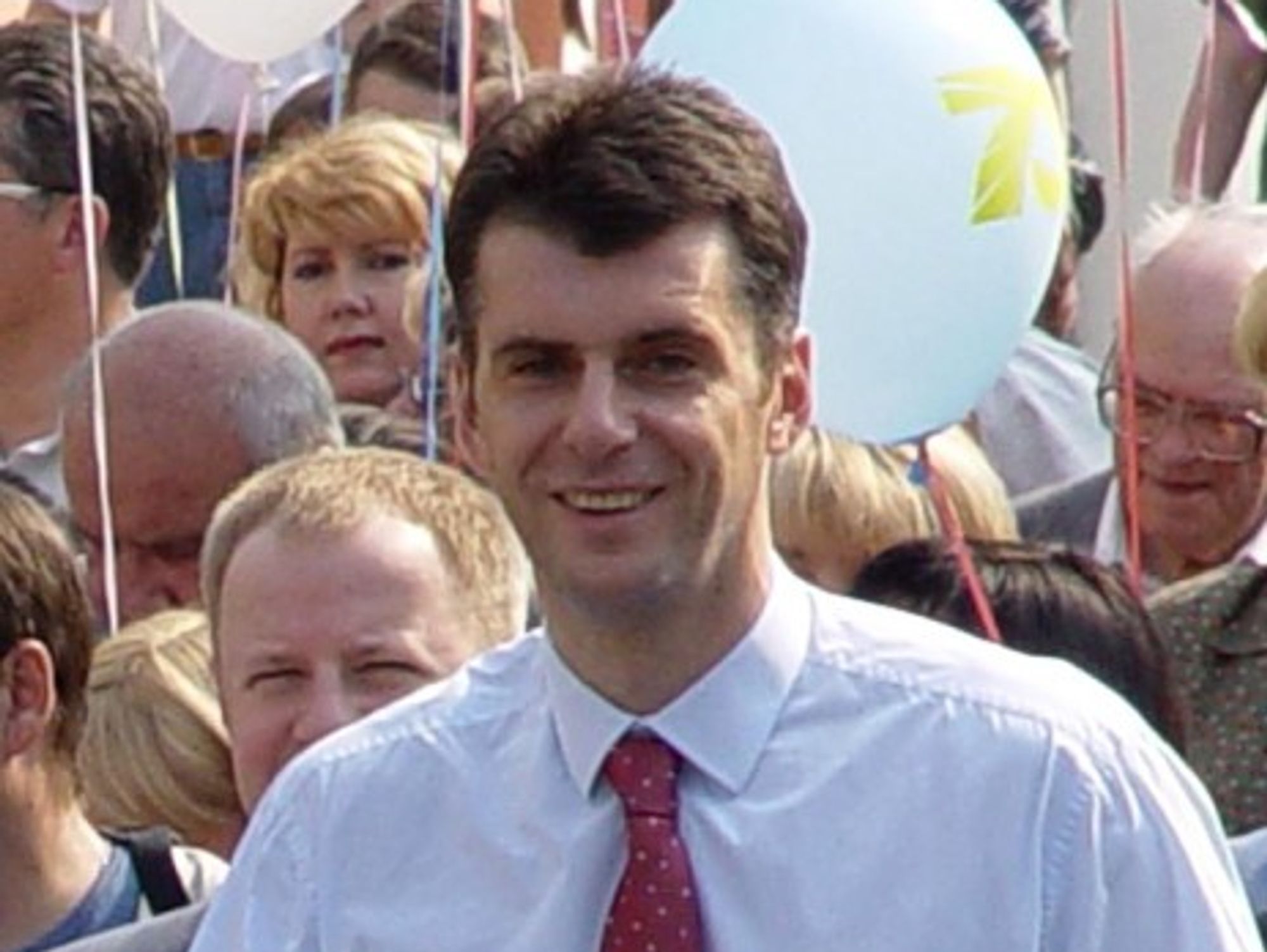 Mikhail Prokhorov in December 2011 (moscowprotest)