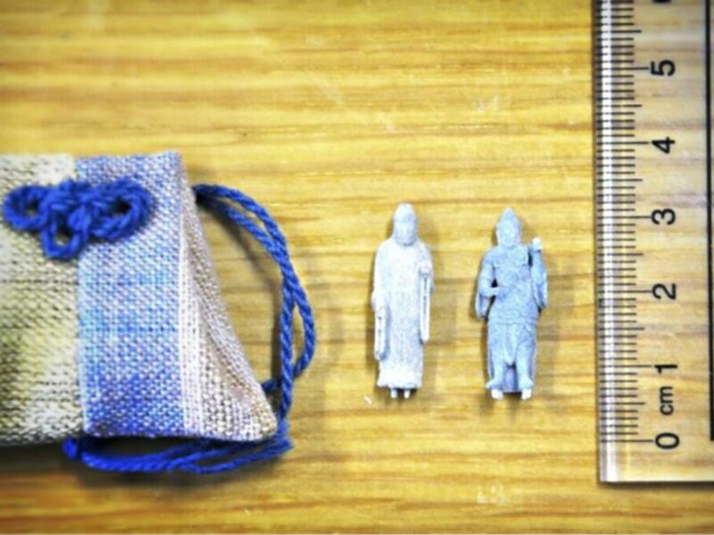 Miniature statues sold at Komatsuji temple