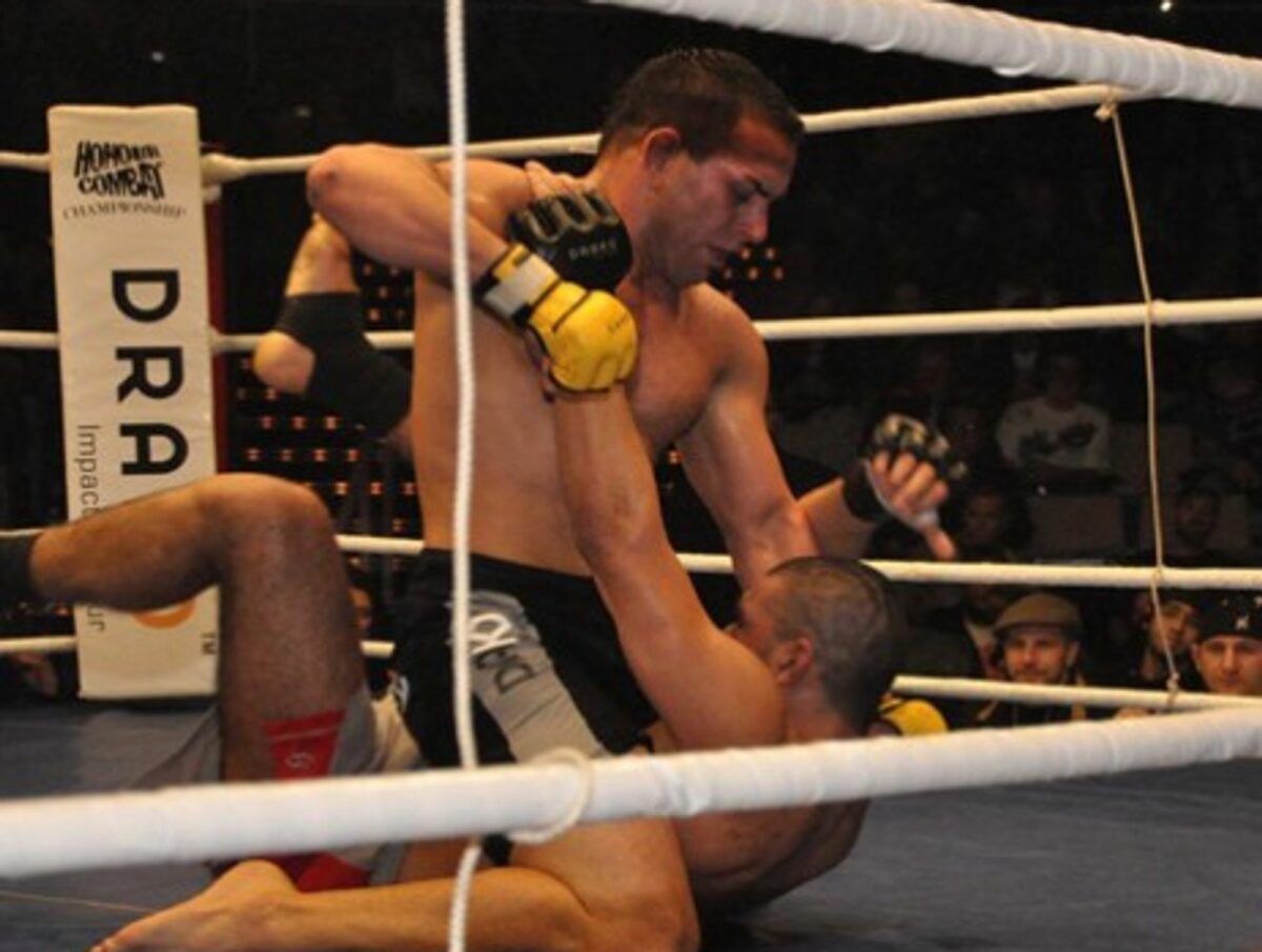 MMA or free-fighting mixes karate, Thai boxing, judo, wrestling and Brazilian Jiu-jitsu