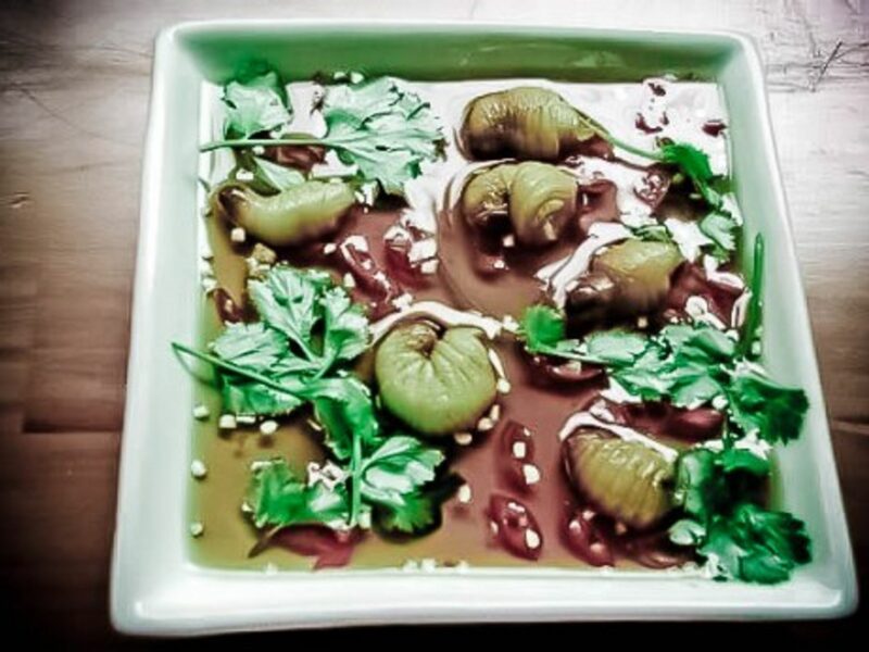 Mmm...sweet 'n sour maggots!