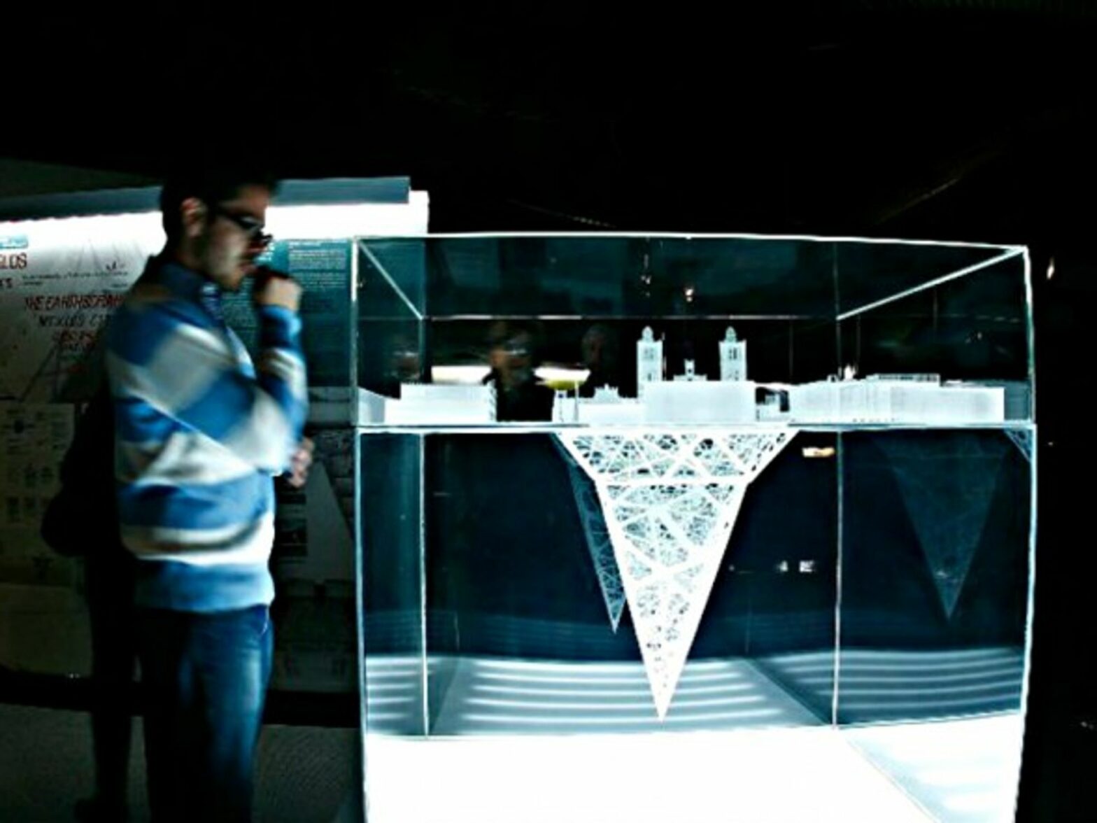 Model of the 'earthscraper' by Bunker Arquitectura