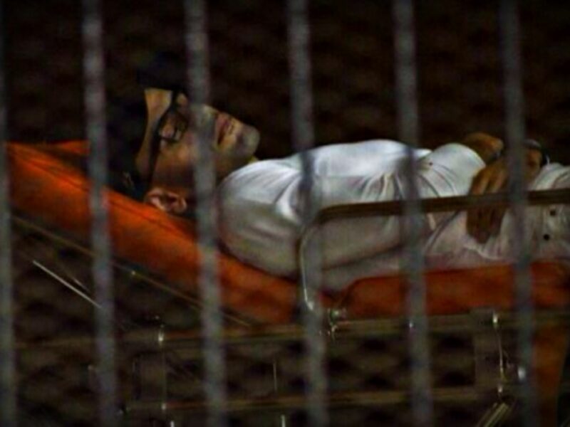 Mohamed Soltan during his hunger strike in Egypt