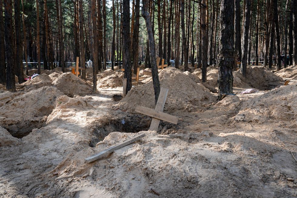 More Mass Graves Found In Lyman After Liberation
