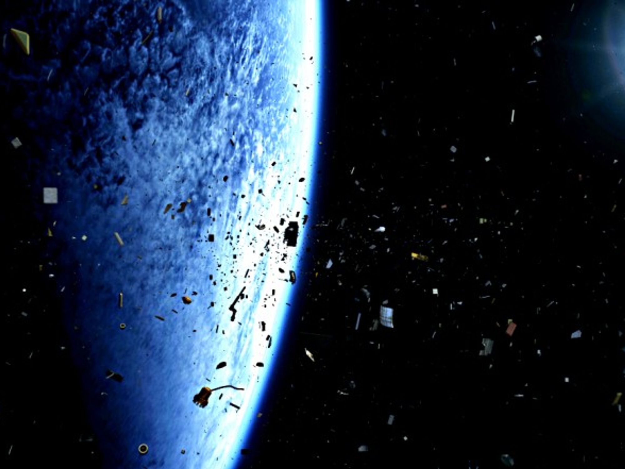 More than 12,000 trackable items of space debris orbit the Earth