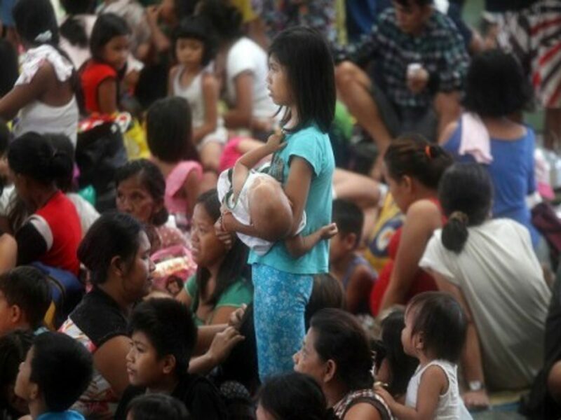 More than 370,000 people were evacuated after Typhoon Rammasan hit the Philippines
