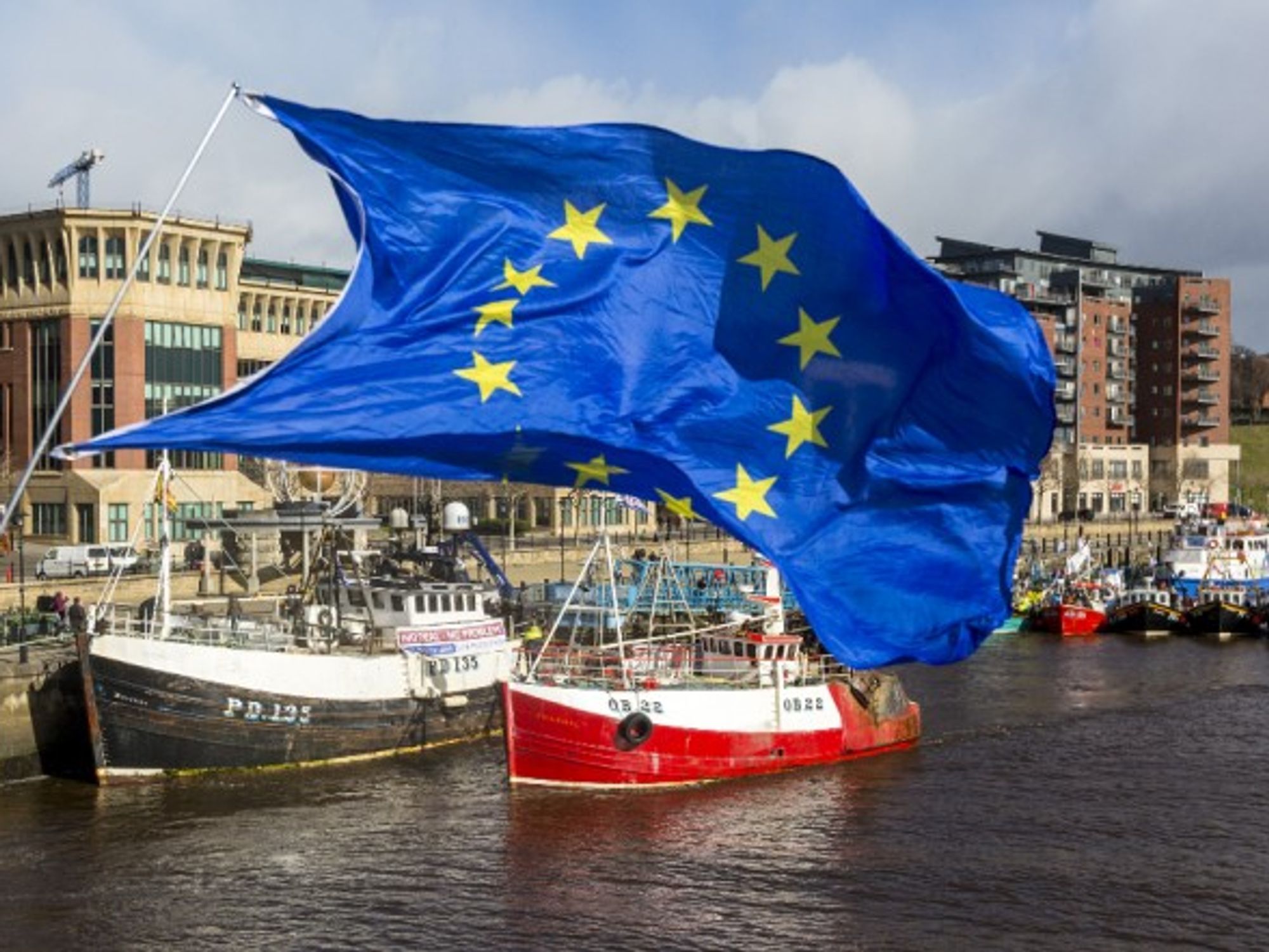 More than half of the income of Flemish fishermen comes from catches in British waters