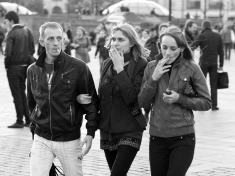 Moscow smoking