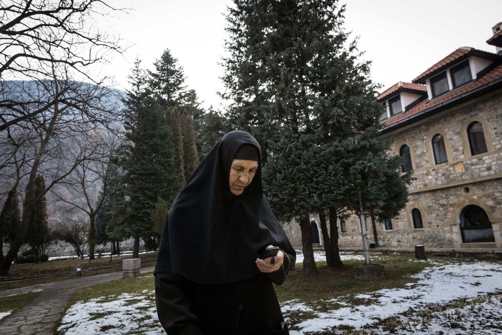 Mother Superior at the Pec Monastery in Kosovo
