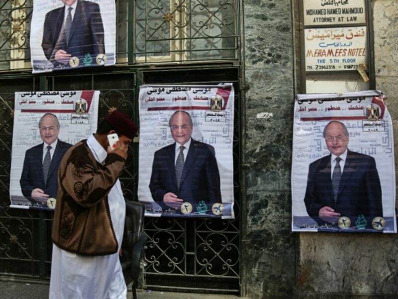 Moussa Mostafa Moussa felt compelled to run for president, “because the right chance to run had presented itself.”