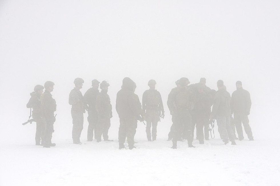 Multinational Soldiers train in harsh weather conditions