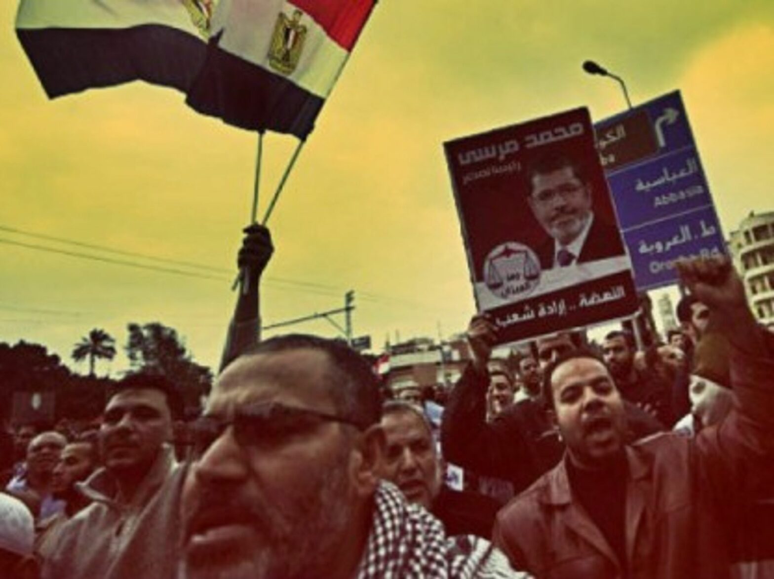 Muslim Brotherhood supporters in Cairo