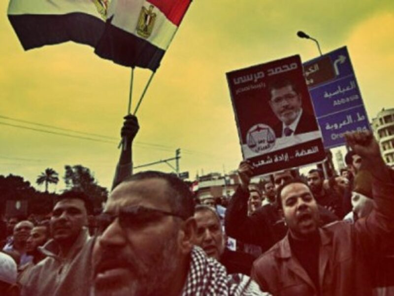 Muslim Brotherhood supporters in Cairo