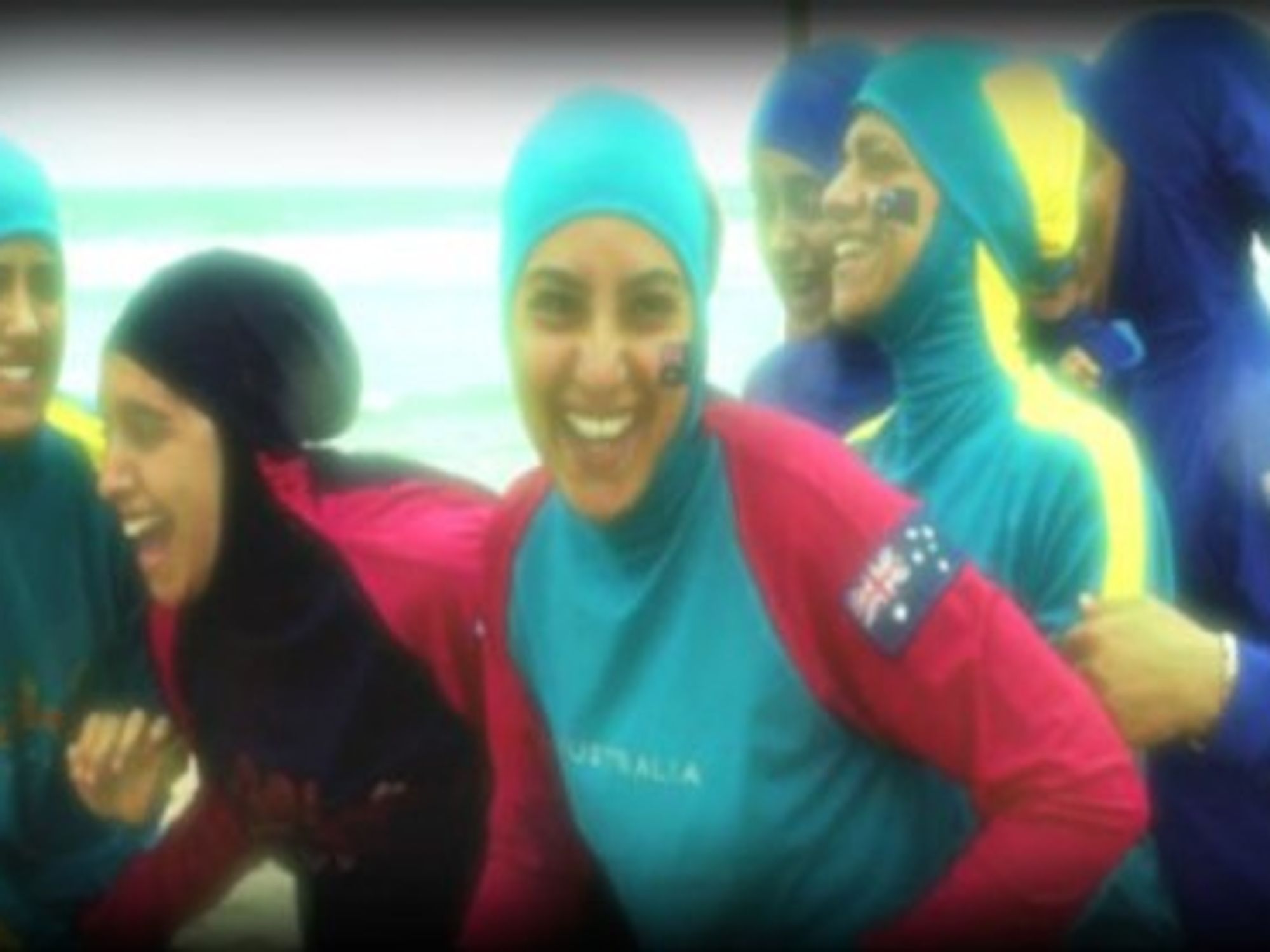 Muslim girls in Burkinis