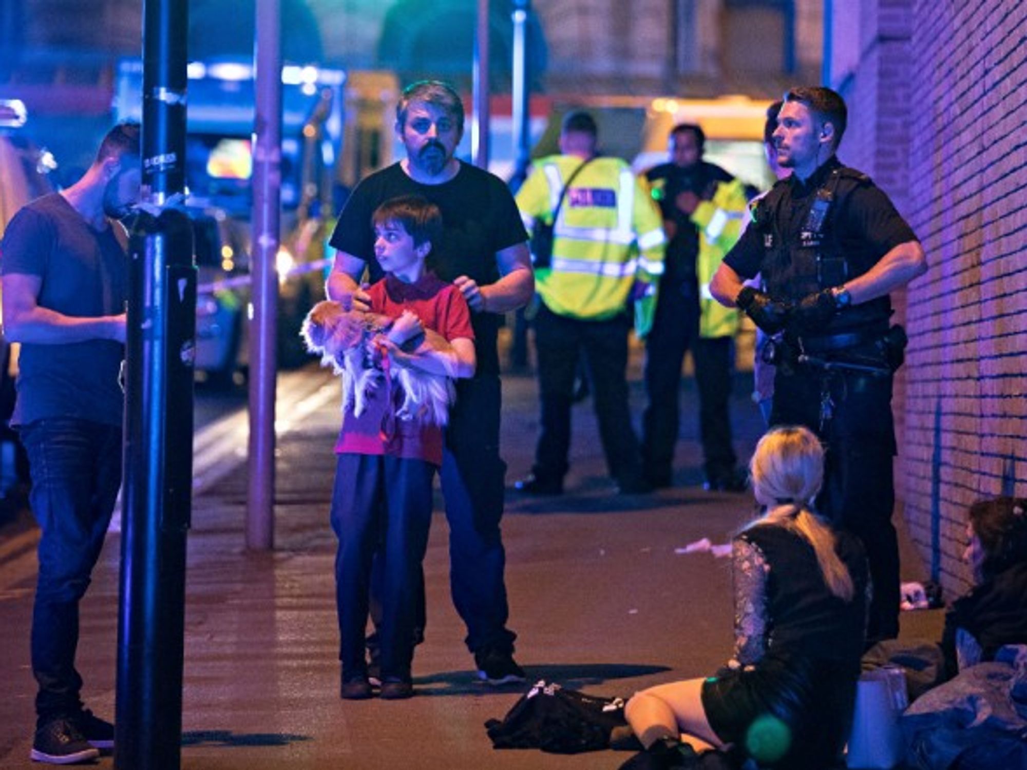 Near Manchester Arena on May 22