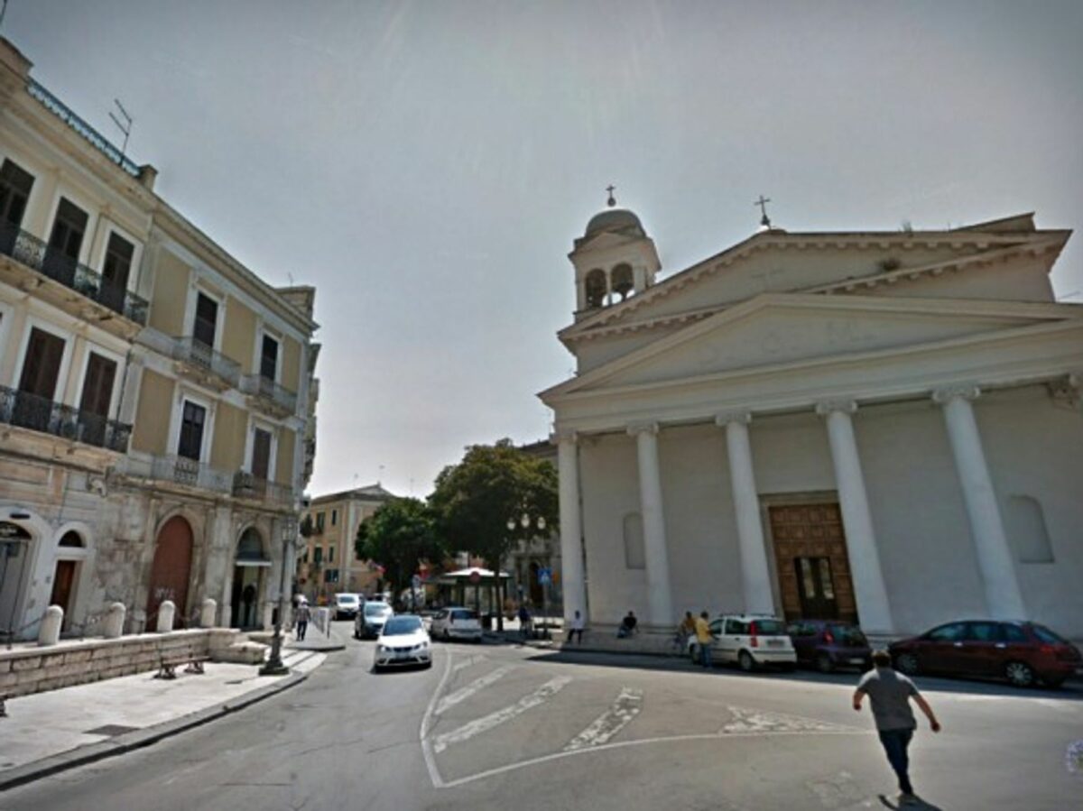 Near Palazzo Dogana in Foggia, July 2017