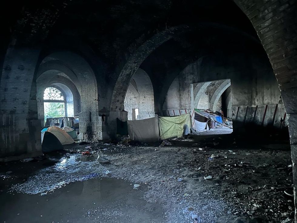 Near the asylum seeker reception center (CARA) and permanent repatriation center (CPR) in Gradisca, northern Italy.