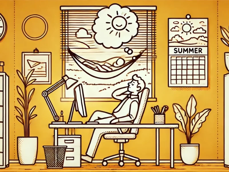 Nearly half of workers say they’re less productive during the summer