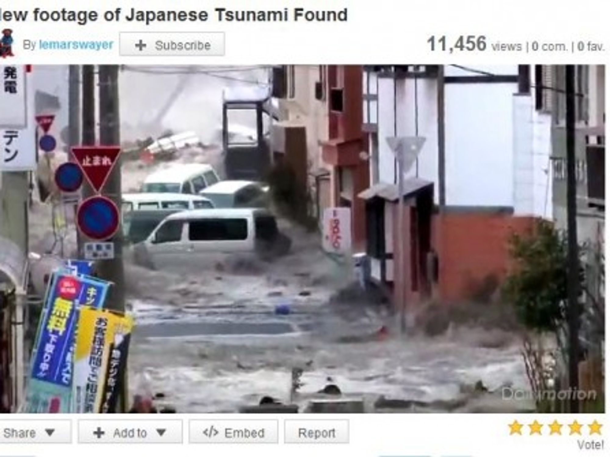 New Dramatic Footage Of Japanese Tsunami