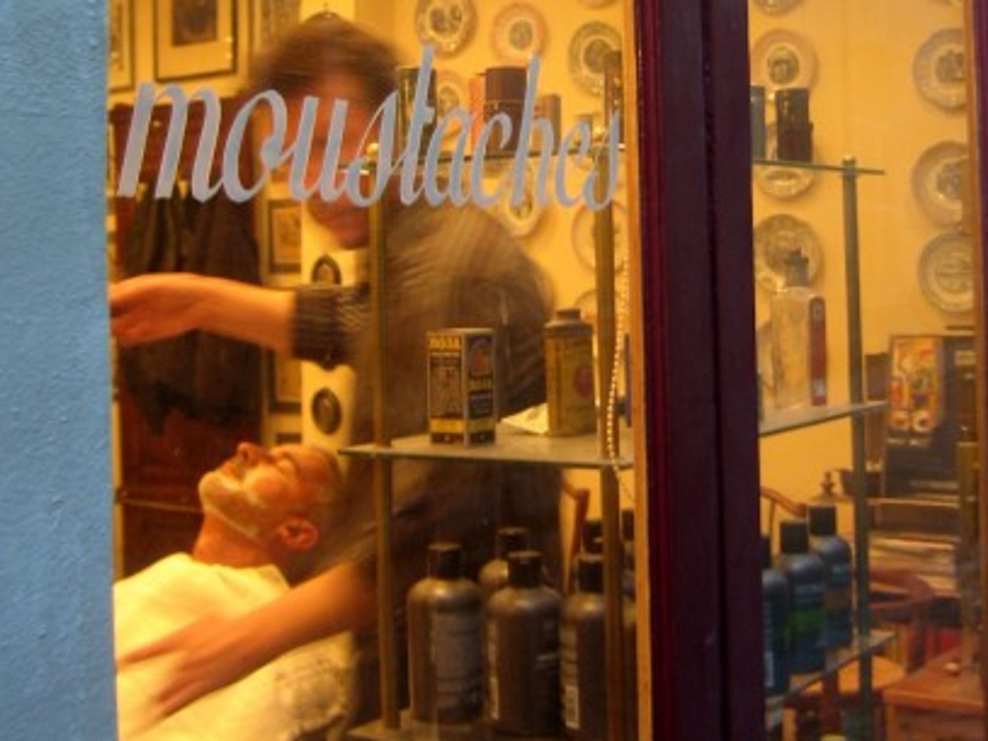 New facial hair trends have helped bring back barbershops in France