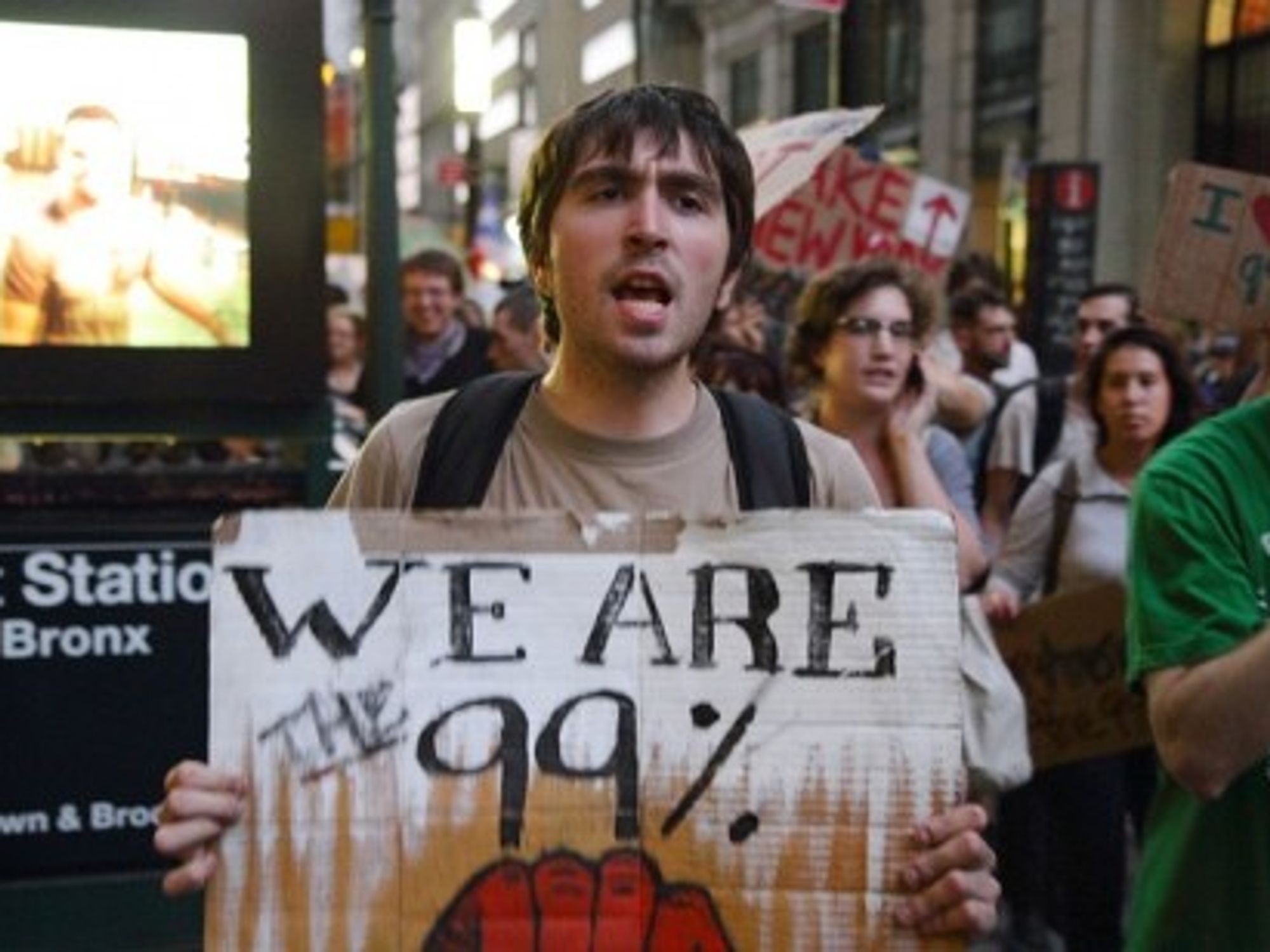 New York protestors take aim at America's richest 1%
