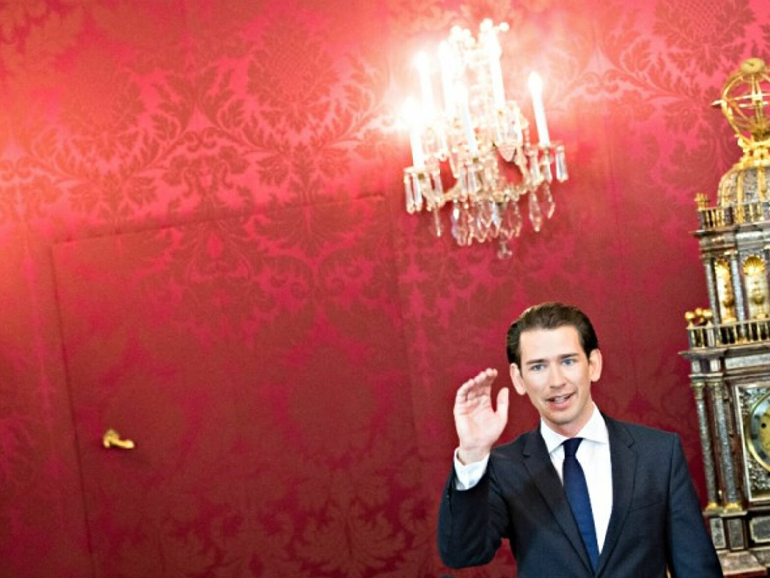 Newly elected Austrian Chancellor Sebastian Kurz
