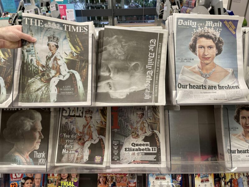 Front Pages For A Queen: 37 World Newspapers Mark The Death Of Elizabeth II