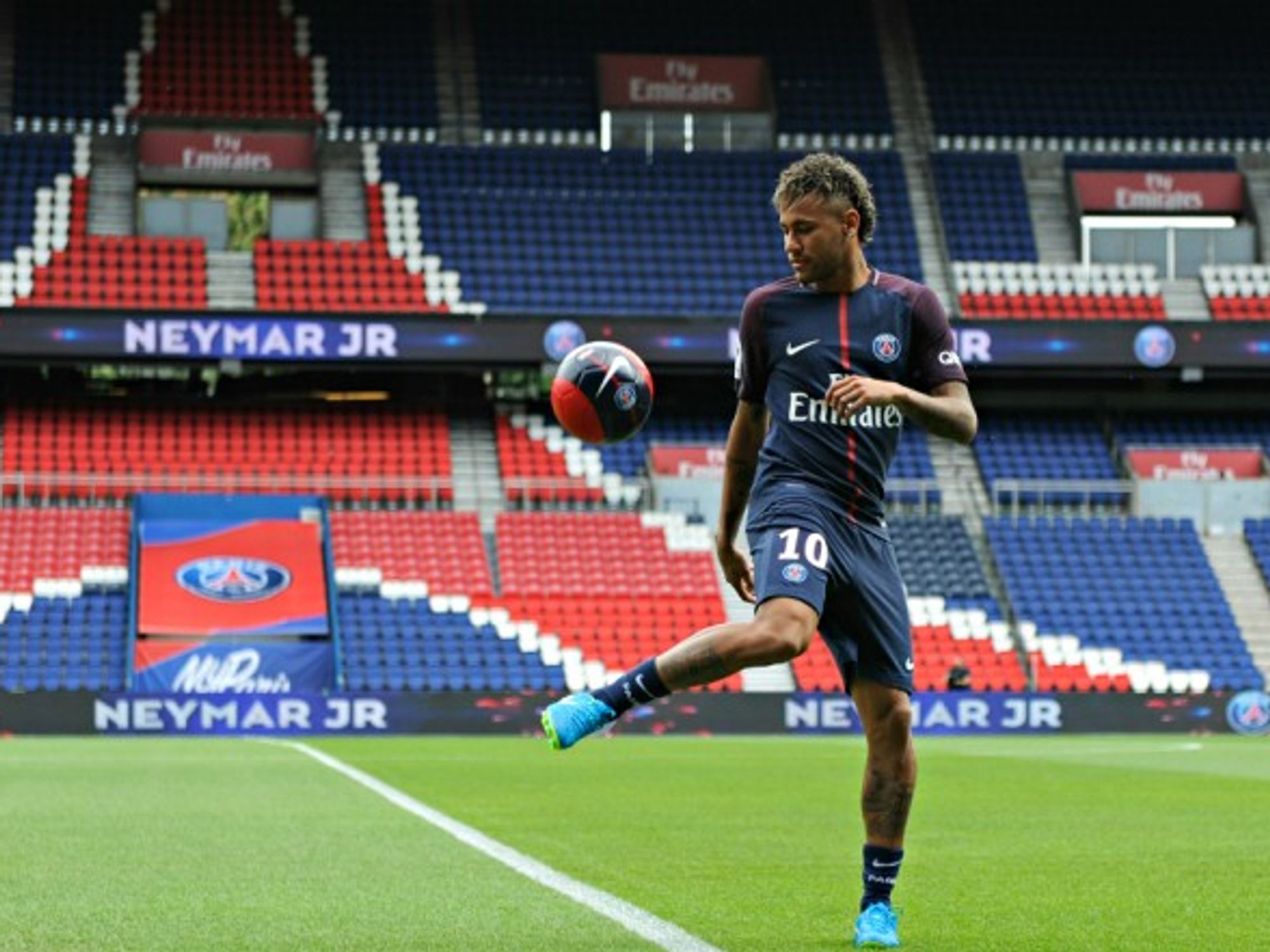 Neymar in Paris on Aug. 4