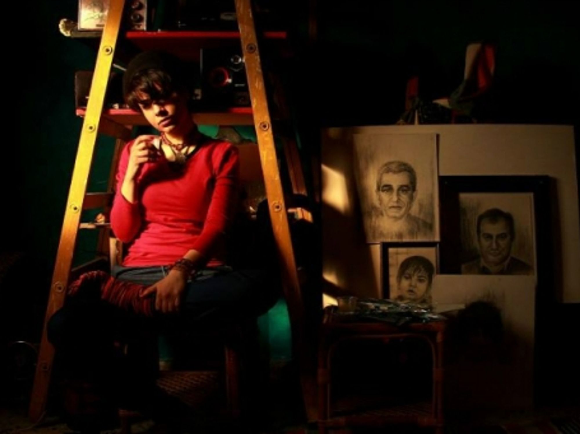 Nidaa Badwan in her room