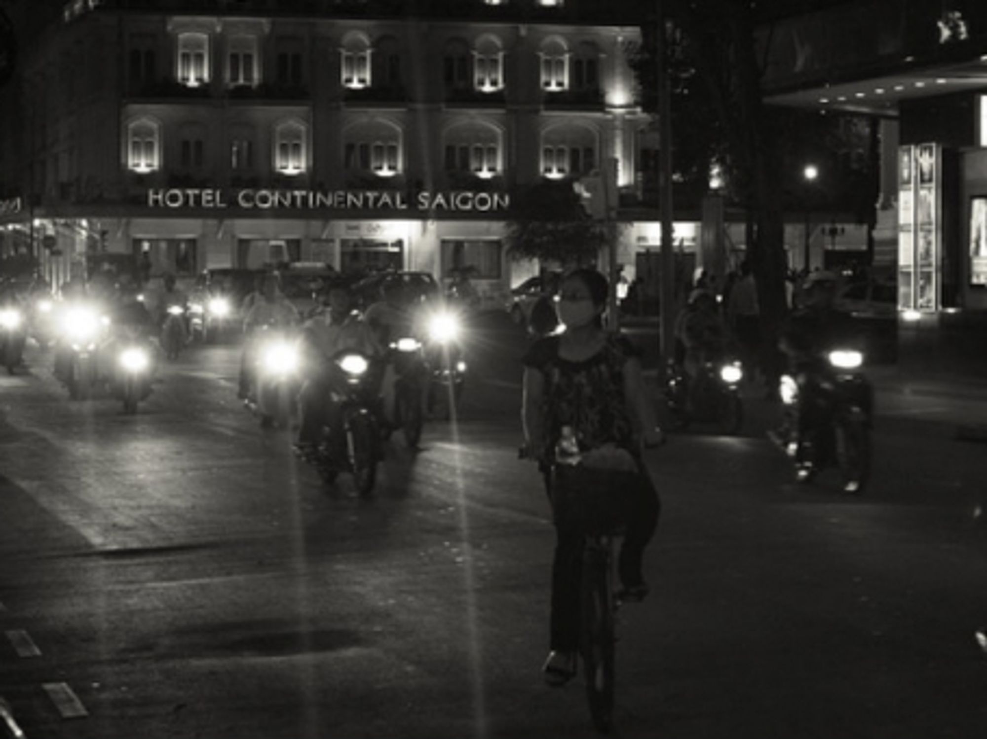 Night view of the Continental