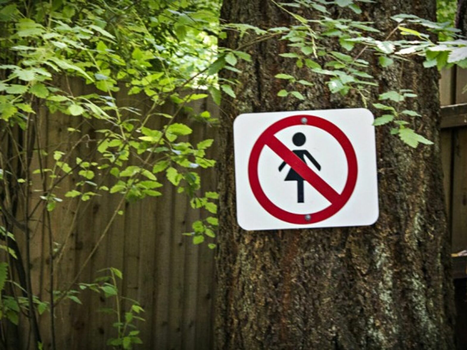 No women allowed