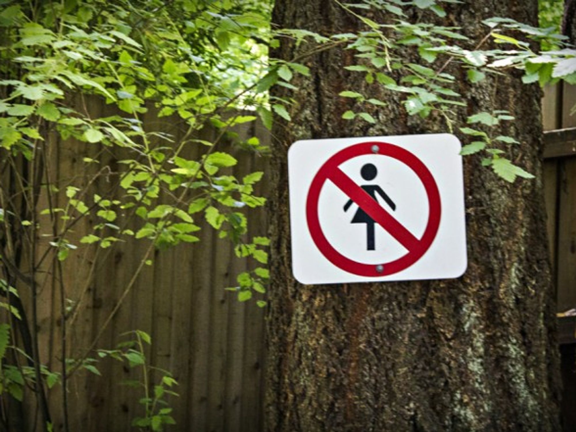 No women allowed
